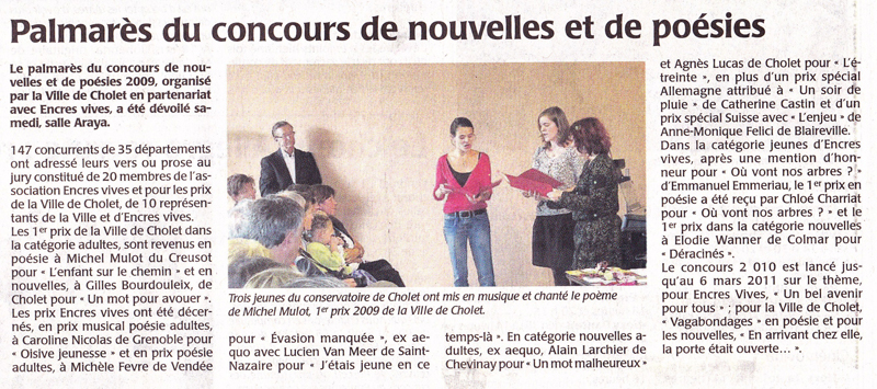 Courrier Ouest 27Sept2010