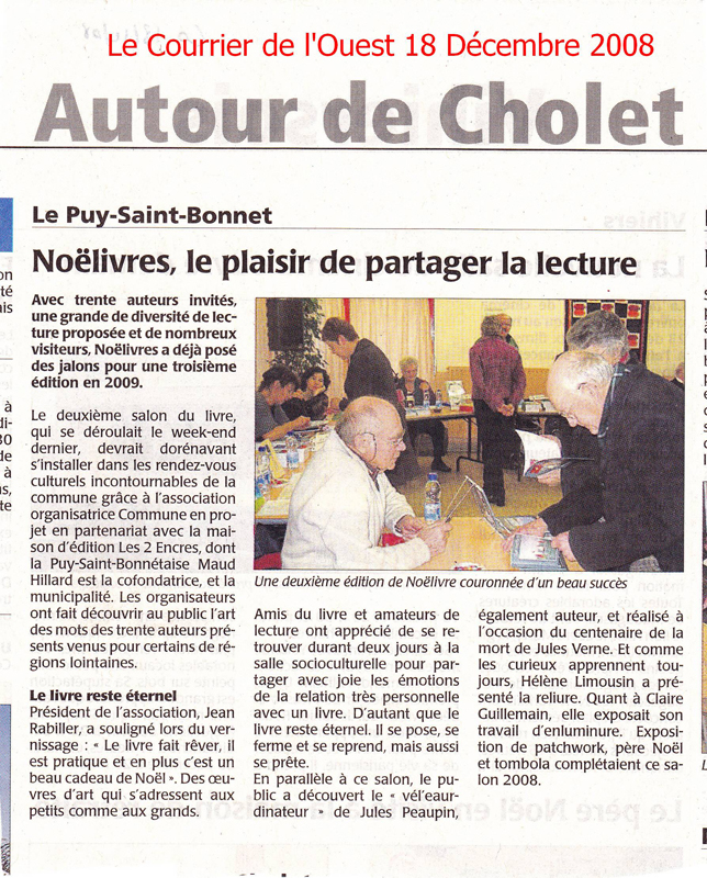 370013 CourrierdelOuest 18Dec2008