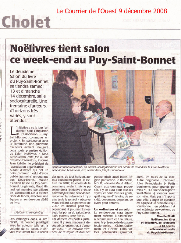 370021 CourrierdelOuest 9Dec2008