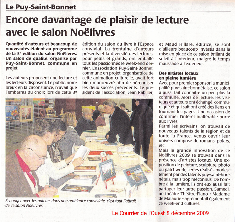 360123 CourrierdelOuest 8Dec2009