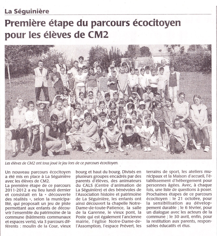 CourrierdelOuest 29Sept2011