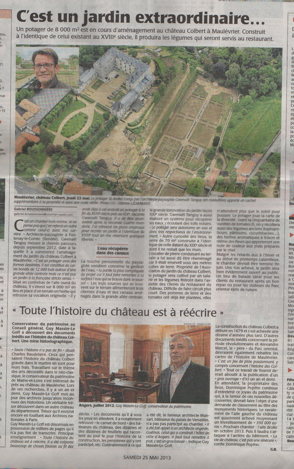 CourrierdelOuest 25Mai2013