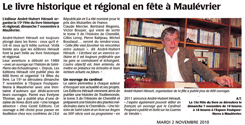 CourrierdelOuest 2Nov2010
